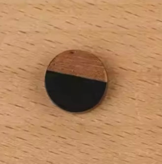Wood resin earrings