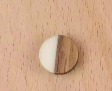 Wood resin earrings