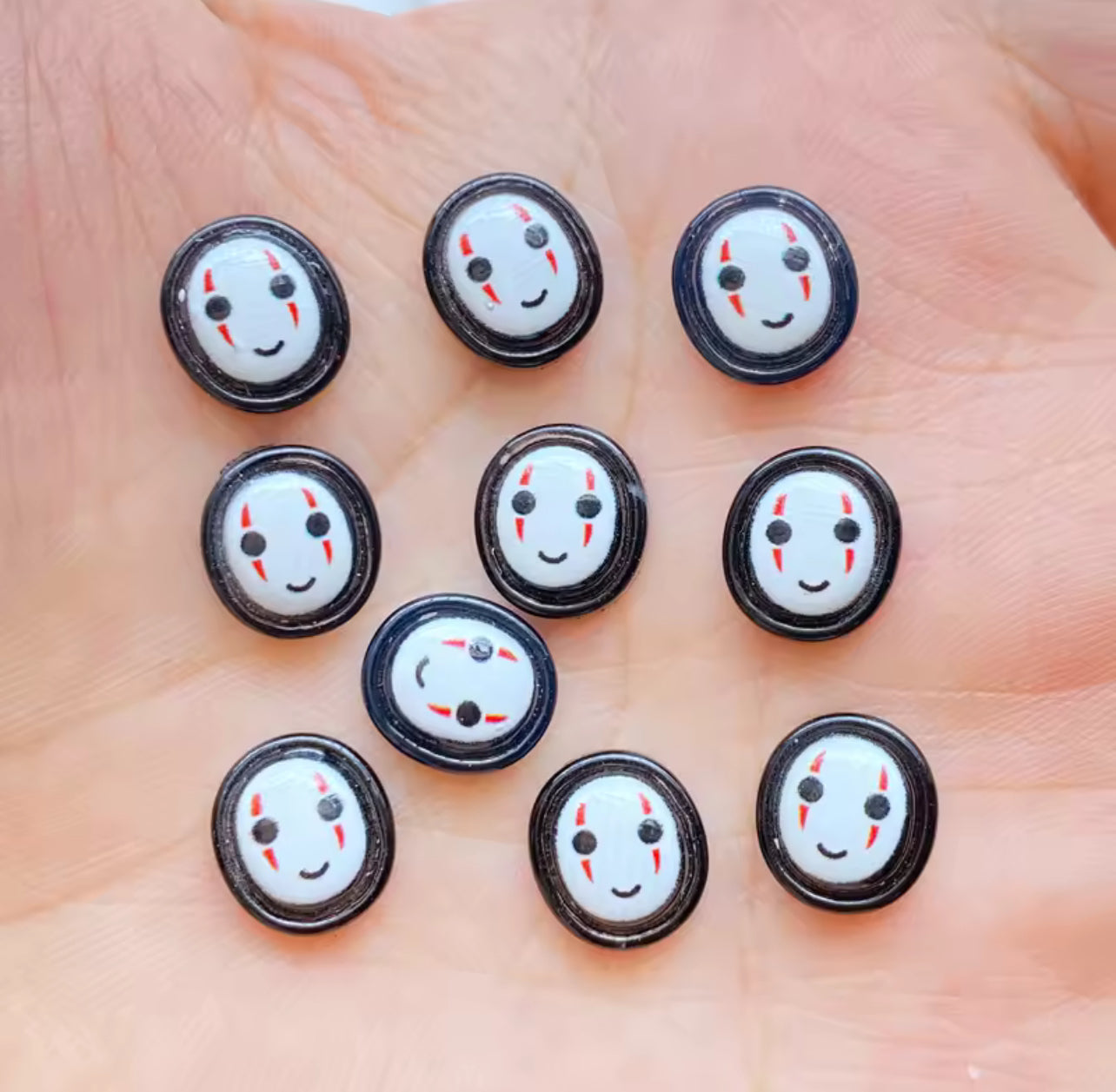 Mini Halloween face charms