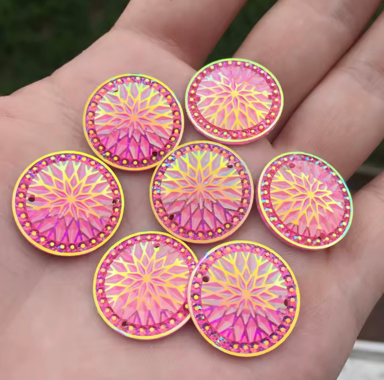 Round  Rhinestone 20 mm