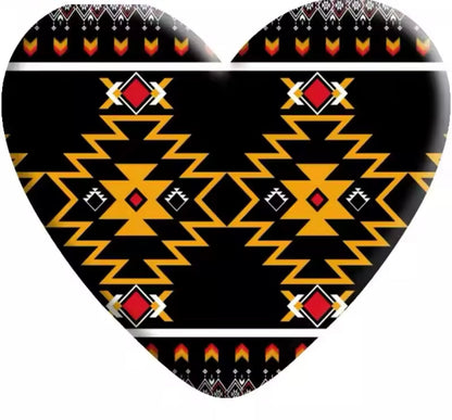 Matte heart designed
