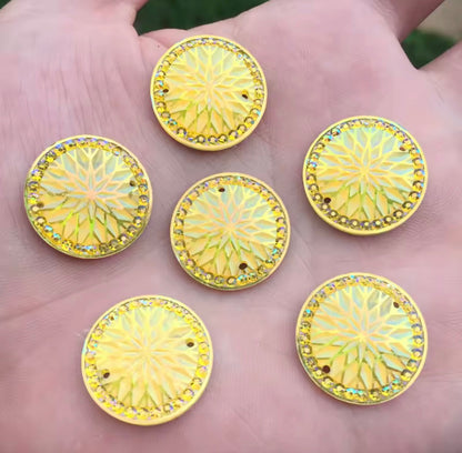 Round  Rhinestone 20 mm