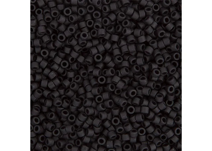 Black Delica Beads