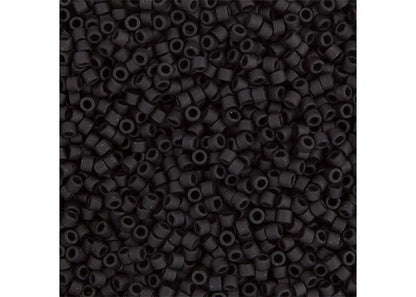 Black Delica Beads