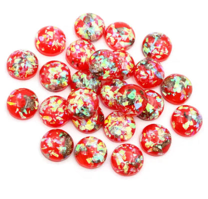 Gold flecks 12 mm circle