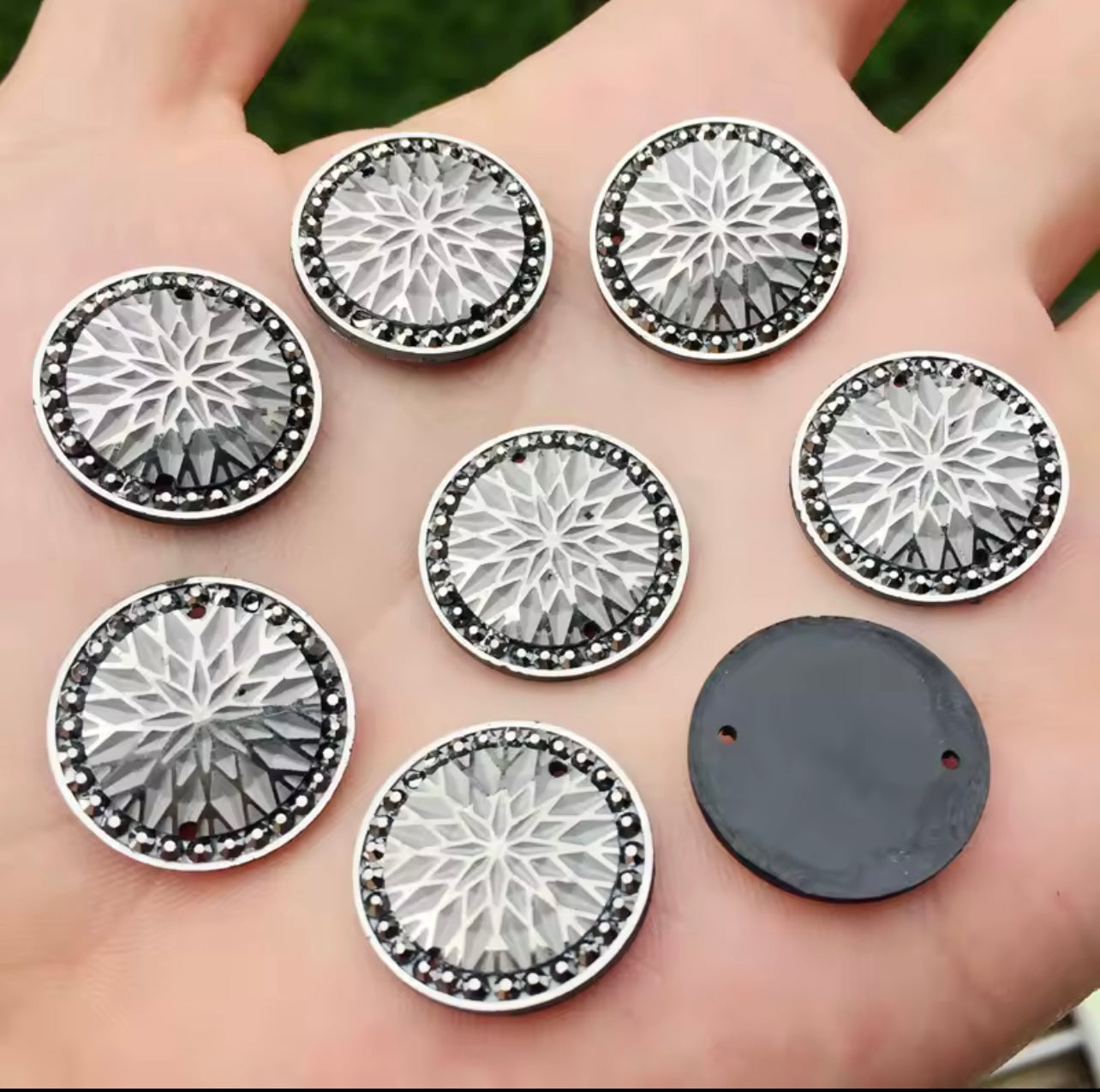 Round  Rhinestone 20 mm