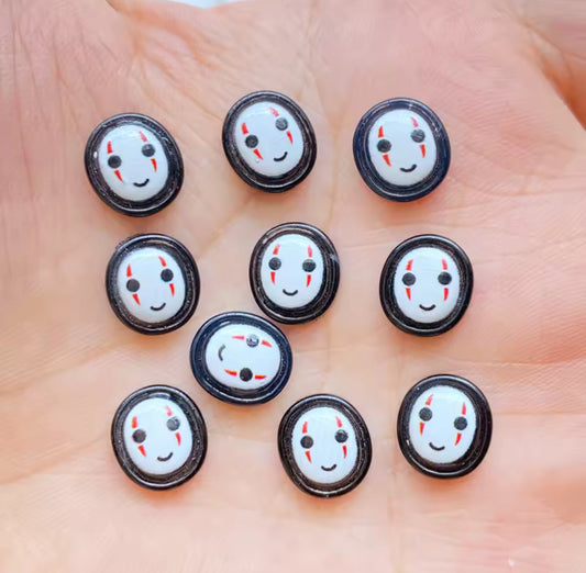 Mini Halloween face charms