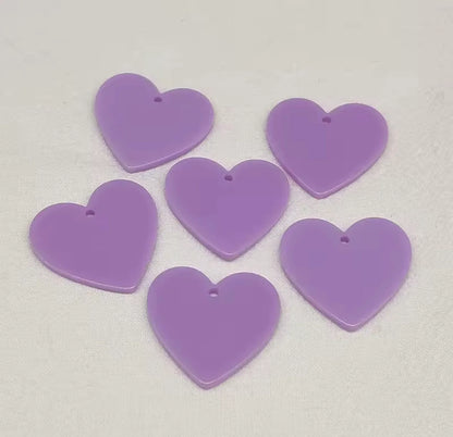 Acrylic hearts