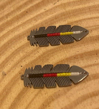 Medicine Wheel Feather Earrings – Limited Edition