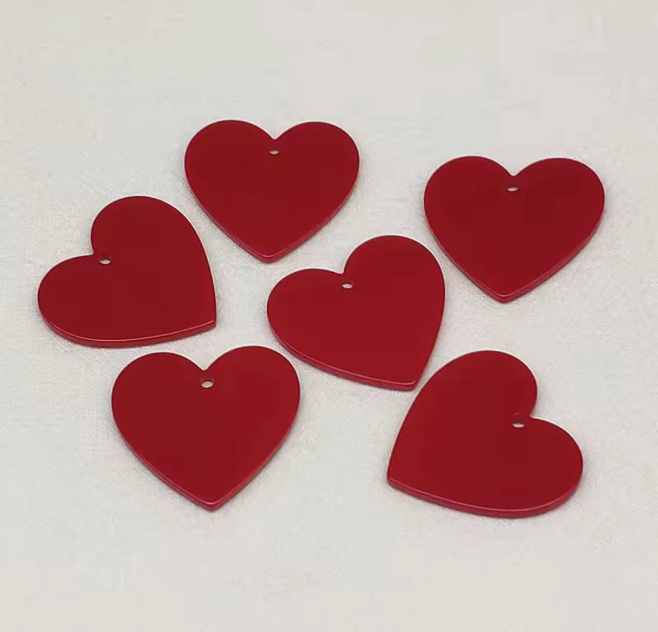 Acrylic hearts