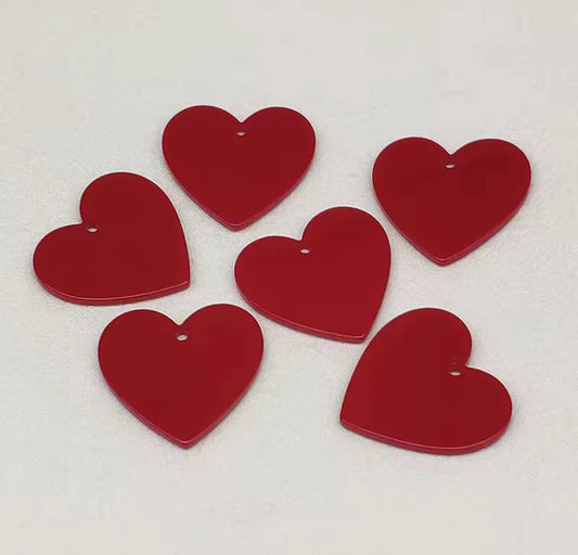 Acrylic hearts