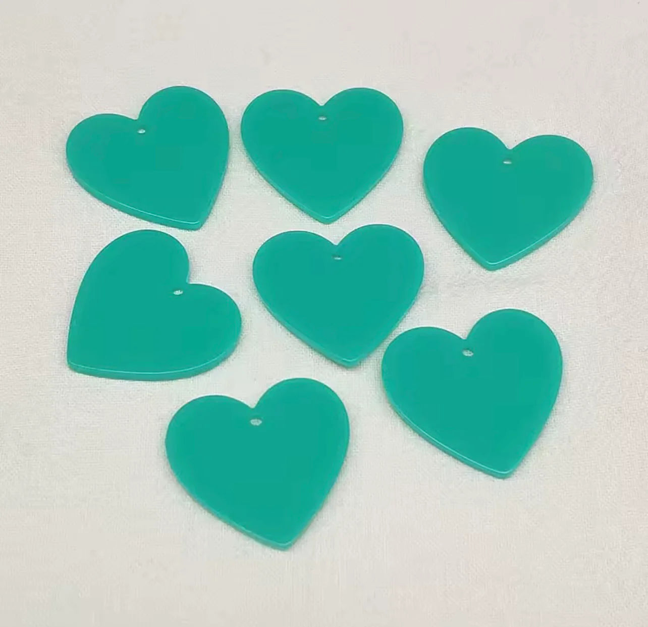 Acrylic hearts