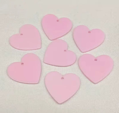 Acrylic hearts