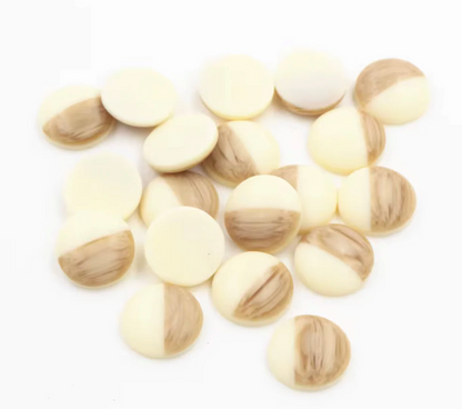 12mm Mix Colors Wood Grain Frosted Imitation